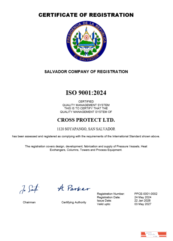 Salvador business registration certificate Word and PDF template
